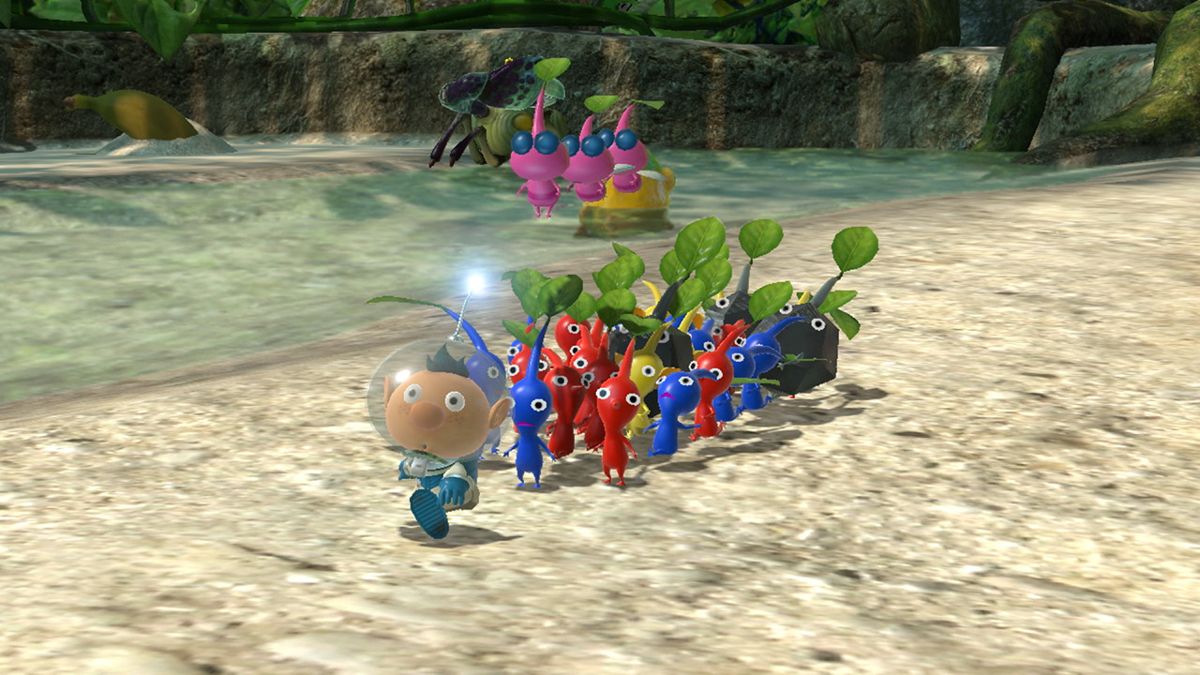 Pikmin 3 Deluxe Official Promotional Image MobyGames