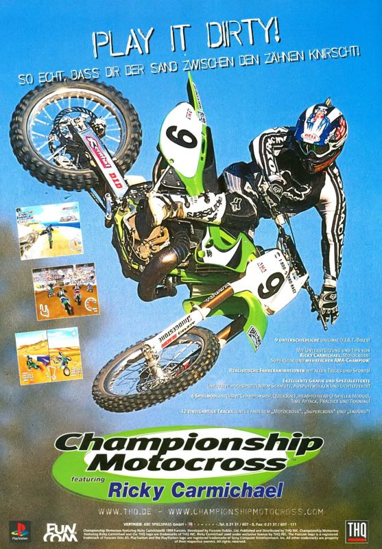 Championship Motocross Featuring Ricky Carmichael Official Promotional