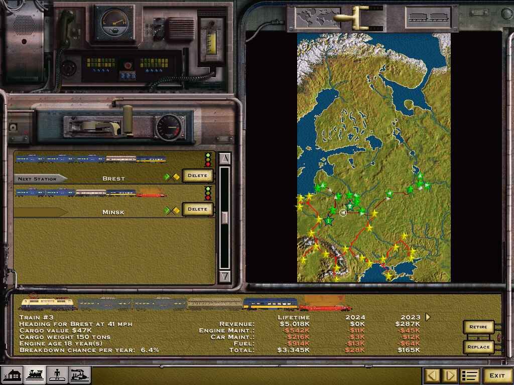 Screenshot Of Railroad Tycoon Ii The Second Century Windows