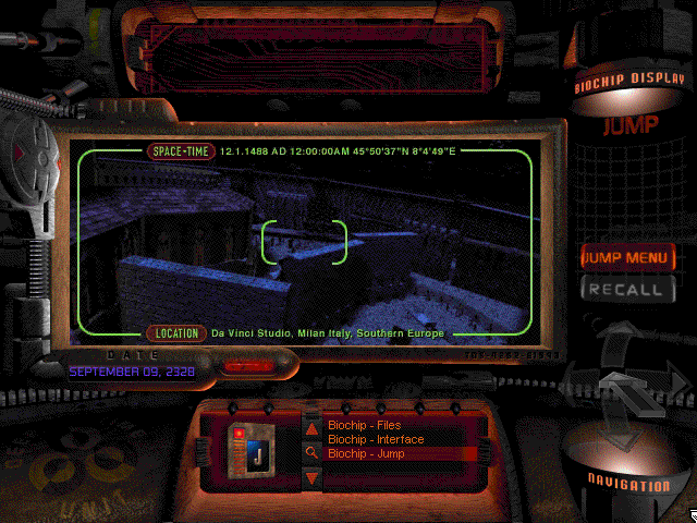 Screenshot Of The Journeyman Project Buried In Time Windows X