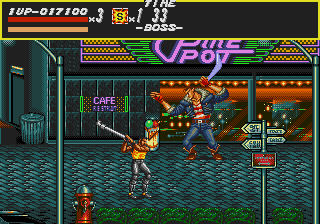 Screenshot Of Streets Of Rage Genesis Mobygames