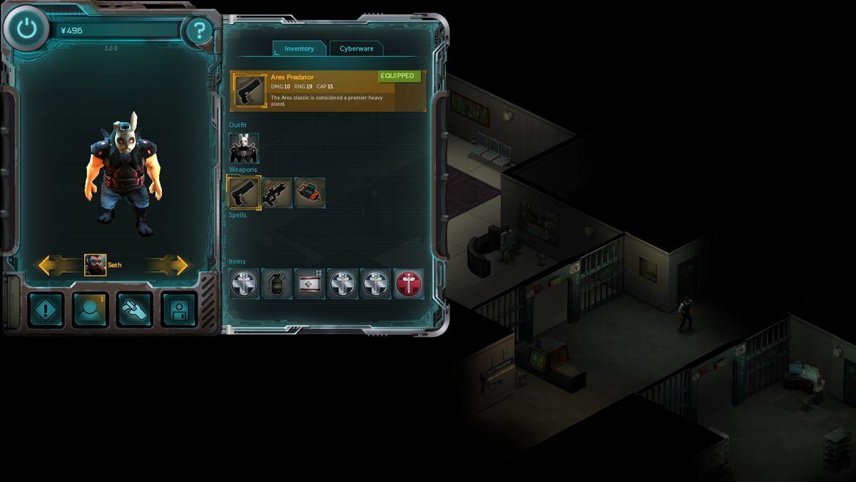 Screenshot Of Shadowrun Returns Windows Mobygames