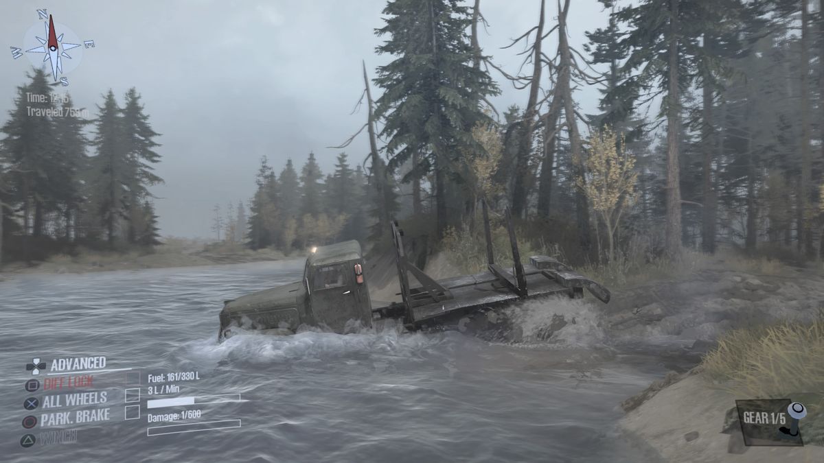 Screenshot Of Spintires MudRunner PlayStation 4 2017 MobyGames