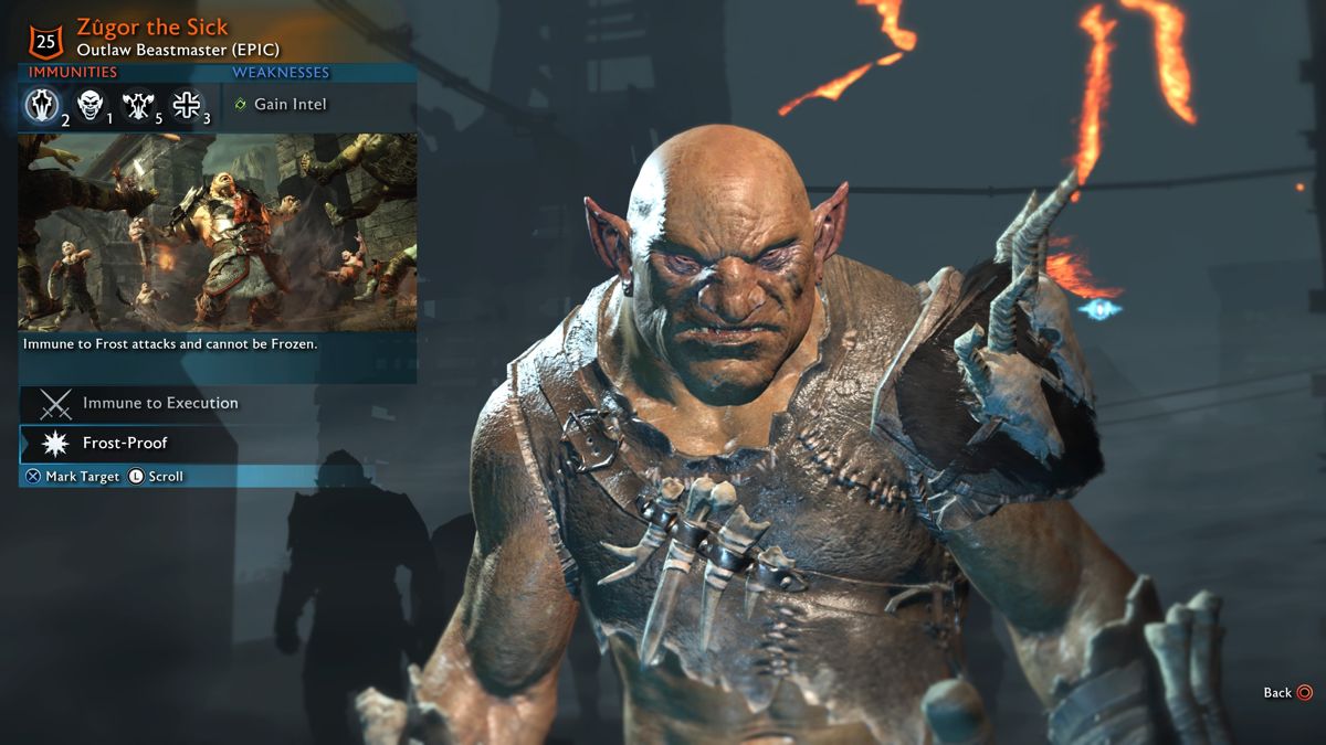 Screenshot Of Middle Earth Shadow Of War Outlaw Tribe Nemesis