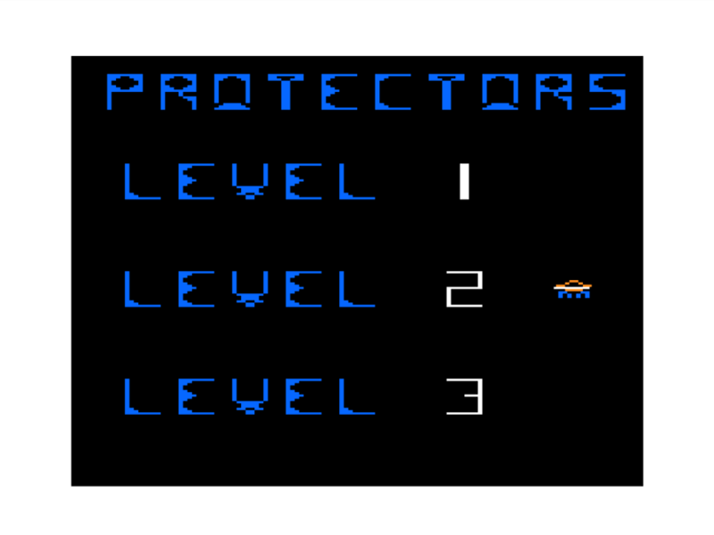 Screenshot Of Protectors TRS 80 CoCo 1982 MobyGames