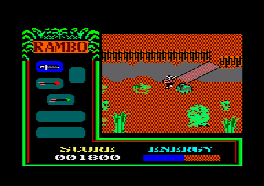 Screenshot Of Rambo First Blood Part Ii Amstrad Cpc Mobygames