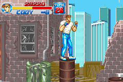 Screenshot Of Final Fight One Game Boy Advance 2001 MobyGames