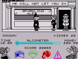 Screenshot Of Andy Capp ZX Spectrum 1987 MobyGames