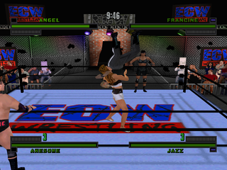 Screenshot Of ECW Hardcore Revolution PlayStation 2000 MobyGames