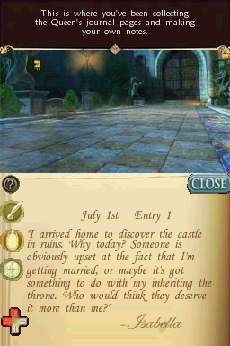 Screenshot Of Princess Isabella A Witch S Curse Nintendo Ds