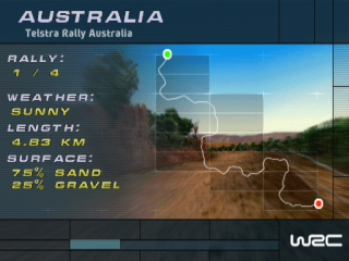 Screenshot Of Wrc Fia World Rally Championship Arcade Playstation