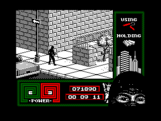 Screenshot Of Last Ninja 2 Back With A Vengeance Amstrad CPC 1988