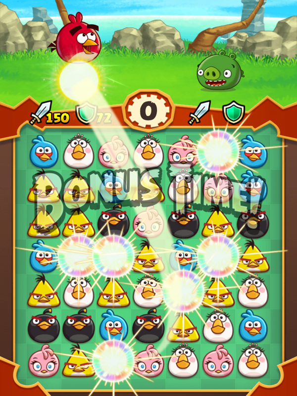 Screenshot Of Angry Birds Fight Ipad Mobygames