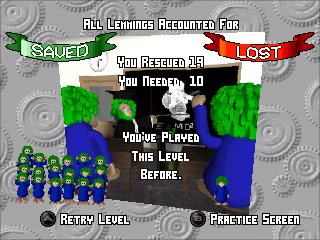 Screenshot Of Lemmings D Sega Saturn Mobygames