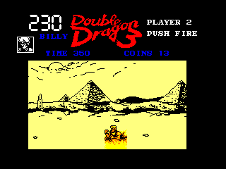 Screenshot Of Double Dragon 3 The Rosetta Stone Amstrad CPC 1990