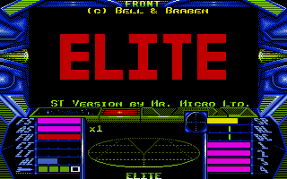 Screenshot Of Elite Atari ST 1984 MobyGames