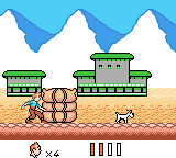 Screenshot Of Tintin In Tibet Game Boy Color Mobygames