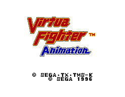 Screenshot Of Virtua Fighter Animation SEGA Master System 1996