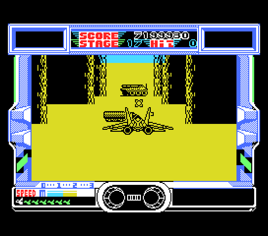 Screenshot Of After Burner Ii Msx Mobygames