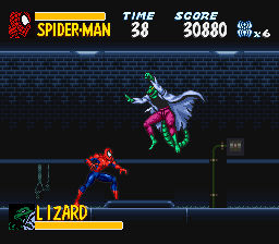 Screenshot Of The Amazing Spider Man Lethal Foes SNES 1995 MobyGames