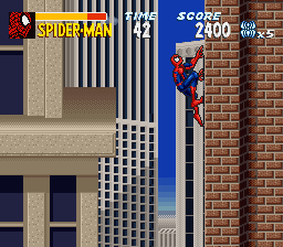 Screenshot Of The Amazing Spider Man Lethal Foes Snes Mobygames