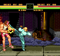 Screenshot Of Art Of Fighting TurboGrafx CD 1992 MobyGames