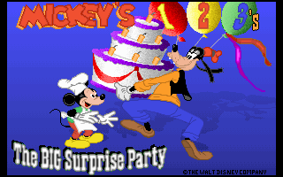 Mickey S 123 S The Big Surprise Party Screenshots MobyGames