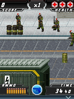 Screenshot Of Time Crisis Elite J2ME 2009 MobyGames