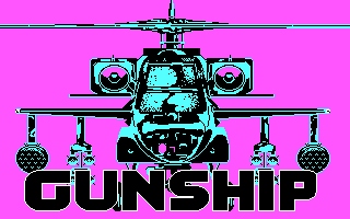 Screenshot Of Gunship Dos Mobygames