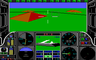 Screenshot Of Gunship Dos Mobygames