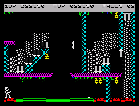 Screenshot Of Bruce Lee Zx Spectrum Mobygames