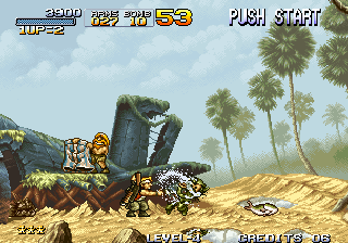 Screenshot Of Metal Slug Super Vehicle 001 Arcade 1996 MobyGames