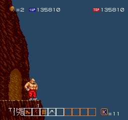 Screenshot Of Karnov Arcade Mobygames