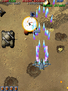 Screenshot Of Raiden Fighters Jet Arcade Mobygames