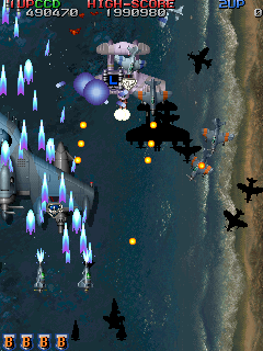 Screenshot Of Raiden Fighters Jet Arcade Mobygames