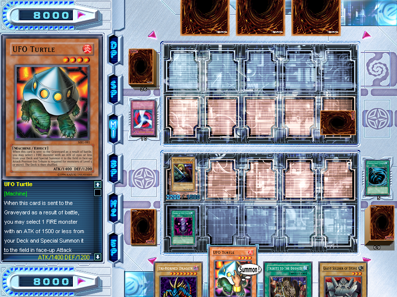 Screenshot Of Yu Gi Oh Power Of Chaos Kaiba The Revenge Windows