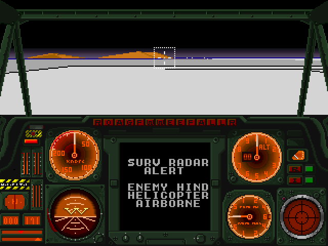 Screenshot Of Gunship Fm Towns Mobygames