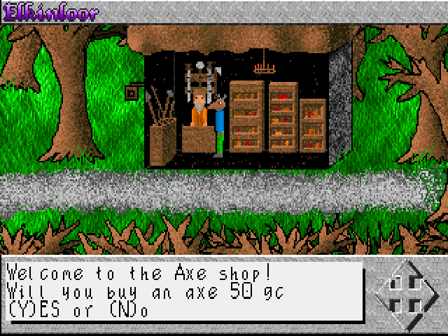 Screenshot Of Elkinloor DOS 1995 MobyGames