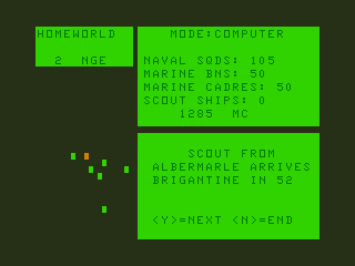 Screenshot Of Mission Empire TRS 80 CoCo 1982 MobyGames