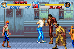 Screenshot Of Final Fight One Game Boy Advance 2001 MobyGames