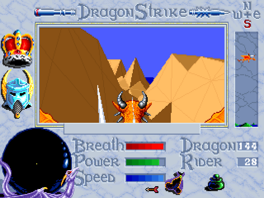 Screenshot Of DragonStrike Windows 1990 MobyGames