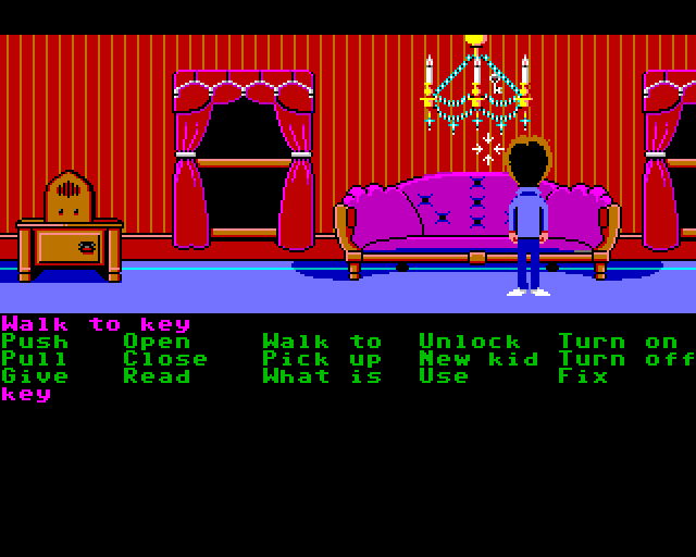 Screenshot Of Maniac Mansion Amiga 1987 MobyGames