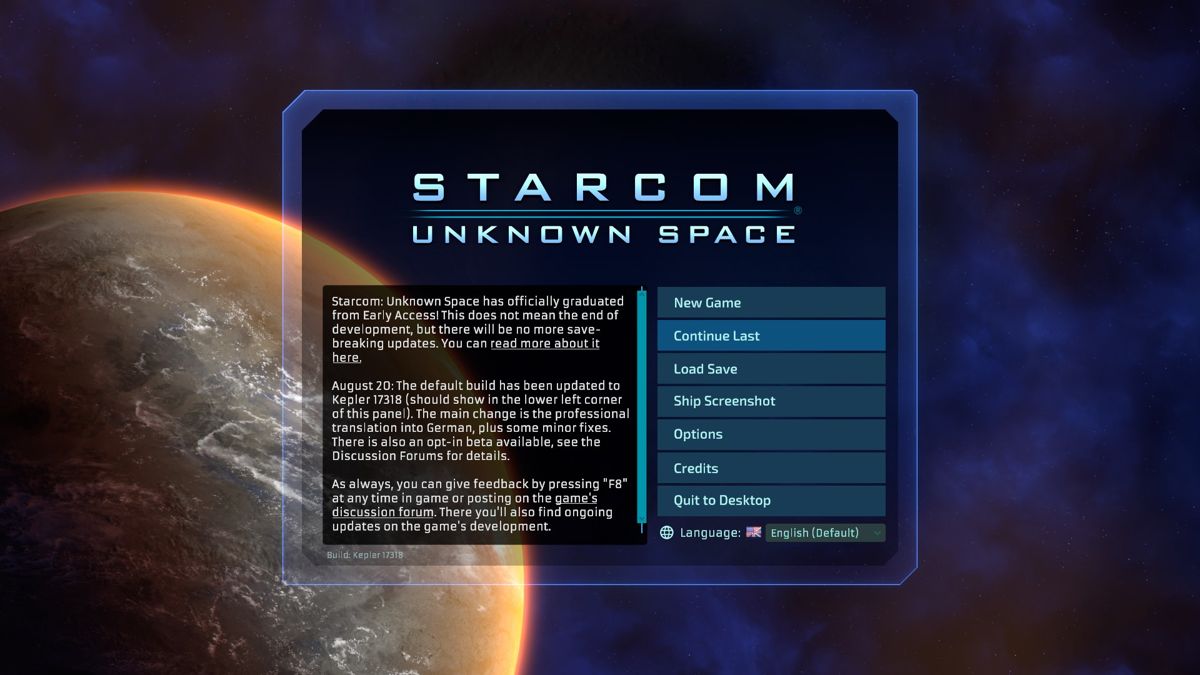 Starcom Unknown Space Screenshots Mobygames