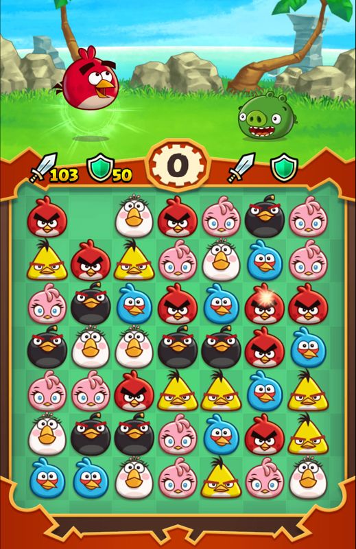 Screenshot Of Angry Birds Fight Android Mobygames