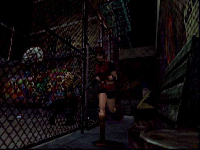 Screenshot Of Resident Evil 2 Dreamcast 1998 MobyGames