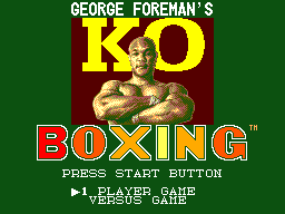 Screenshot Of George Foreman S Ko Boxing Sega Master System