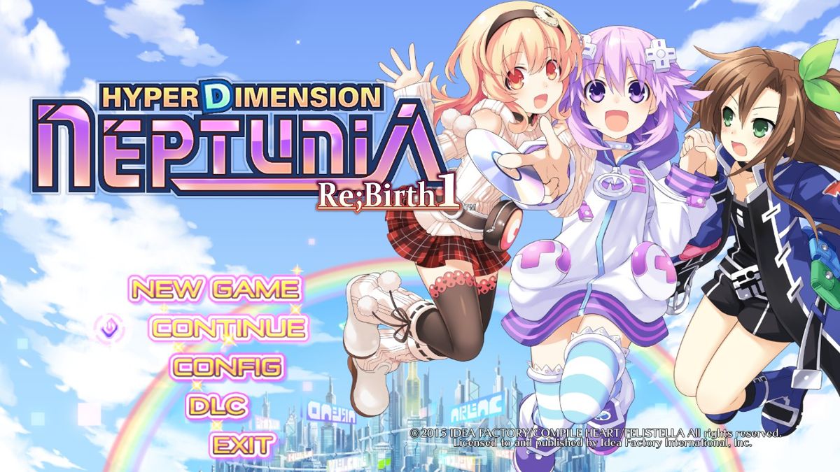 Screenshot Of Hyperdimension Neptunia Re Birth1 Windows 2014