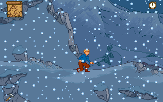 Screenshot Of Tintin In Tibet DOS 1995 MobyGames