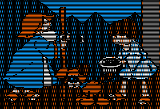 Screenshot Of Moses And The Wilderness Wanderings Apple Ii