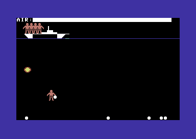 Screenshot Of Dive Commodore 64 1982 MobyGames